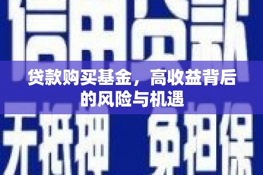 内埔贷款购买基金，高收益背后的风险与机遇