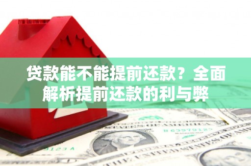 内埔贷款能不能提前还款？全面解析提前还款的利与弊