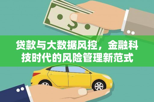 内埔贷款与大数据风控，金融科技时代的风险管理新范式