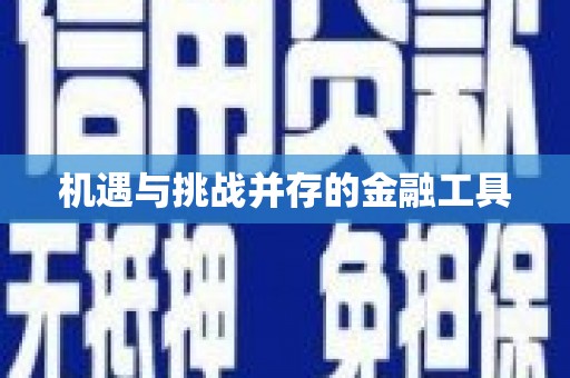 内埔机遇与挑战并存的金融工具