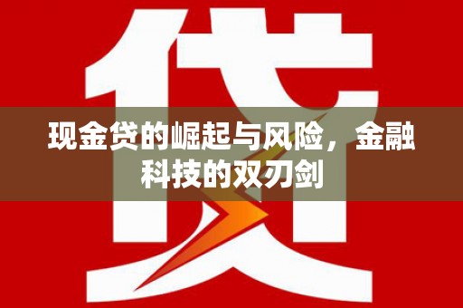 内埔现金贷的崛起与风险，金融科技的双刃剑
