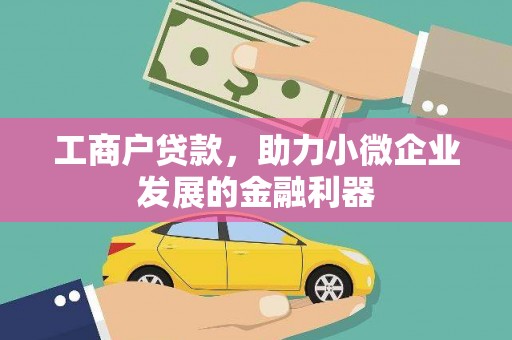 内埔工商户贷款，助力小微企业发展的金融利器