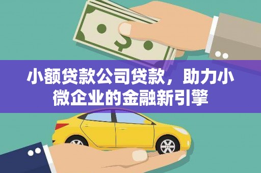 内埔小额贷款公司贷款，助力小微企业的金融新引擎