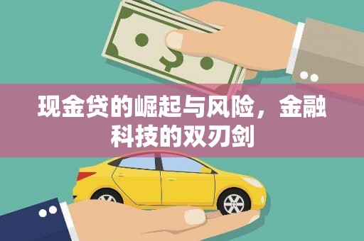内埔现金贷的崛起与风险，金融科技的双刃剑