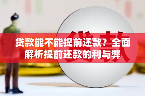 内埔贷款能不能提前还款？全面解析提前还款的利与弊