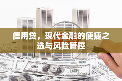 内埔信用贷，现代金融的便捷之选与风险管控