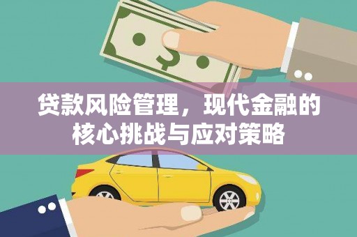 内埔贷款风险管理，现代金融的核心挑战与应对策略