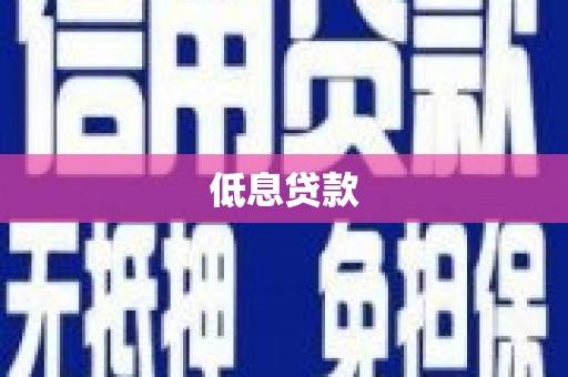 内埔低息贷款