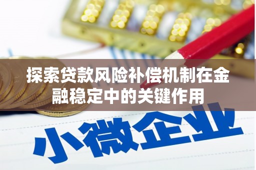 内埔探索贷款风险补偿机制在金融稳定中的关键作用