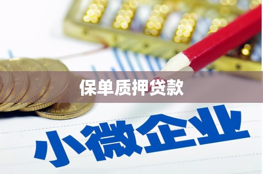 内埔保单质押贷款