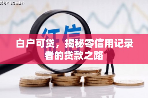 内埔白户可贷，揭秘零信用记录者的贷款之路